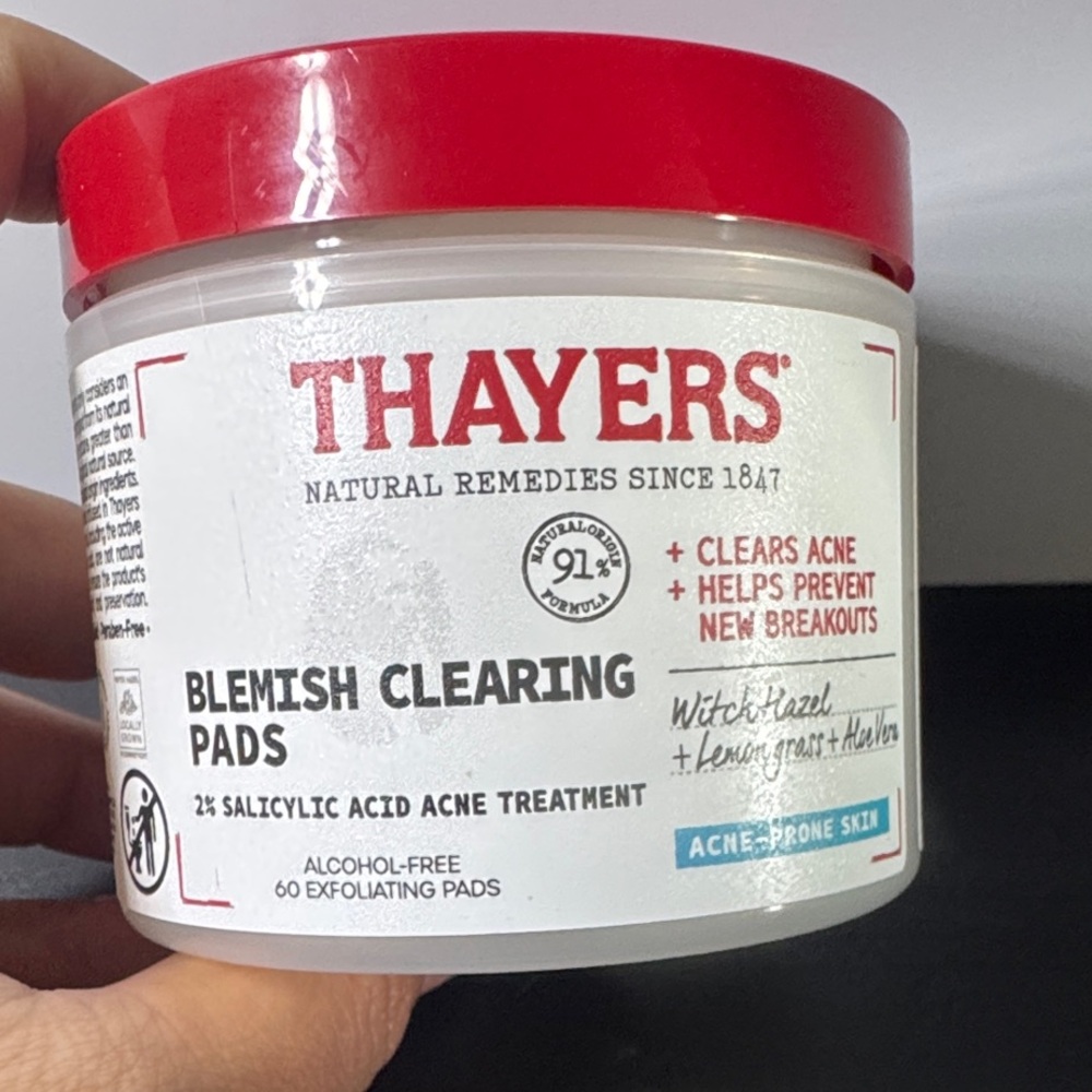 Thayers Red Blemish Clearing Pads